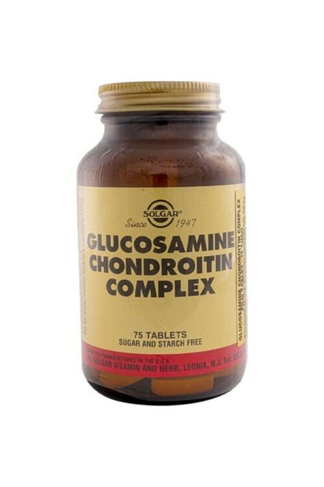Glucosamine chondroitin complex 75 tablets